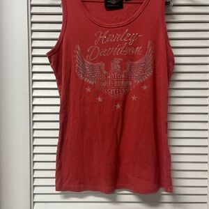 Harley-Davidson Women's Red Winged Tank Top